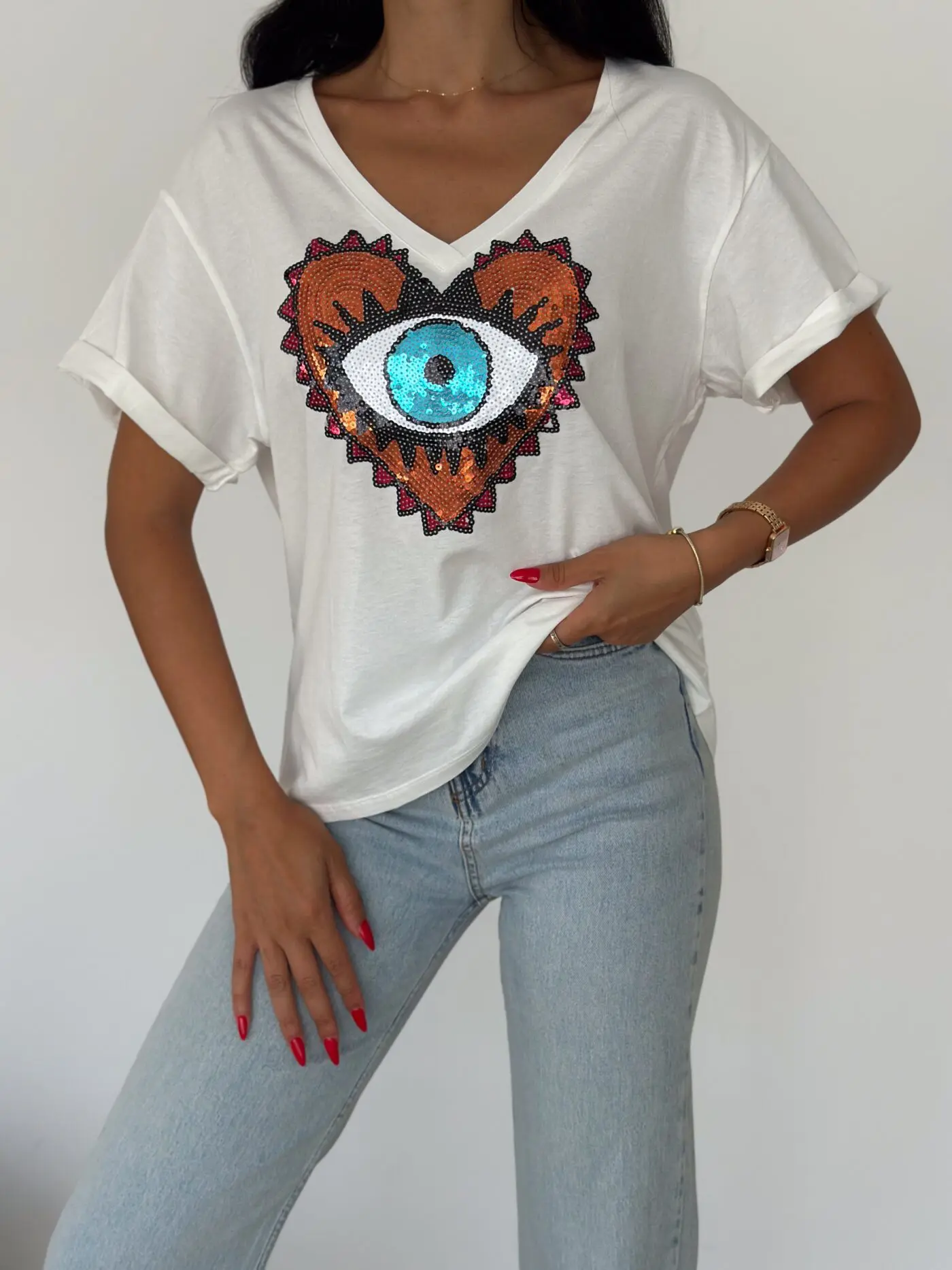 Guardian Heart Tee Grey