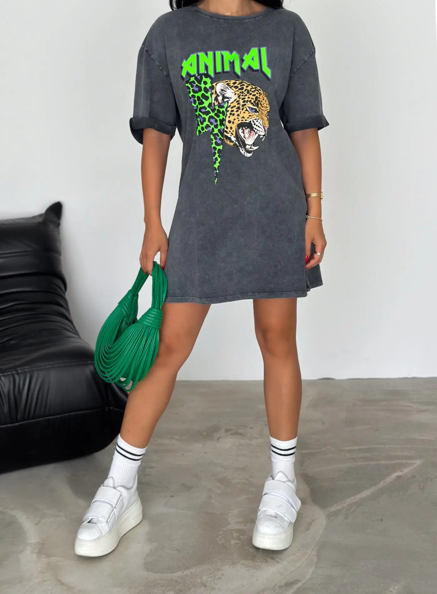 Wild Roar T-shirt Green