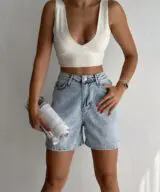 Crisp White Shorts