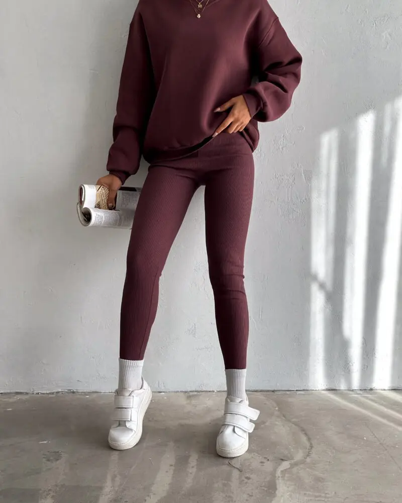 Instunning Cozy Set - Maroon